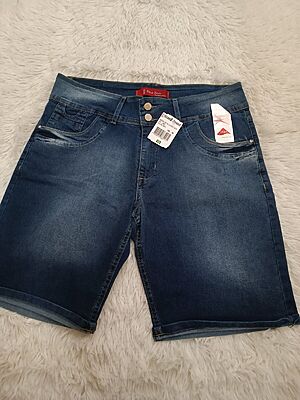 Bermuda jeans feminina tamanho 48