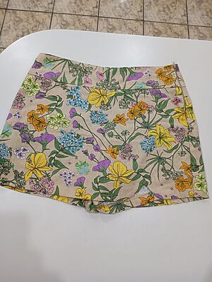 Shorts saia linho tamanho G