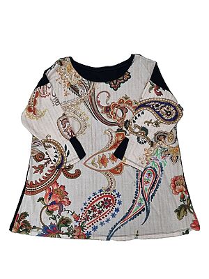 Blusa 3/4 Fem Adulto - Tam: G