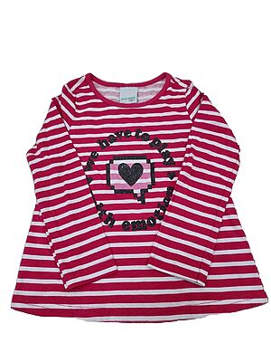 Camiseta Manga Longa Fem Infantil - Tam: 2