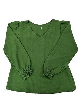 Blusa Social Manga Longa Fem - Tam: G